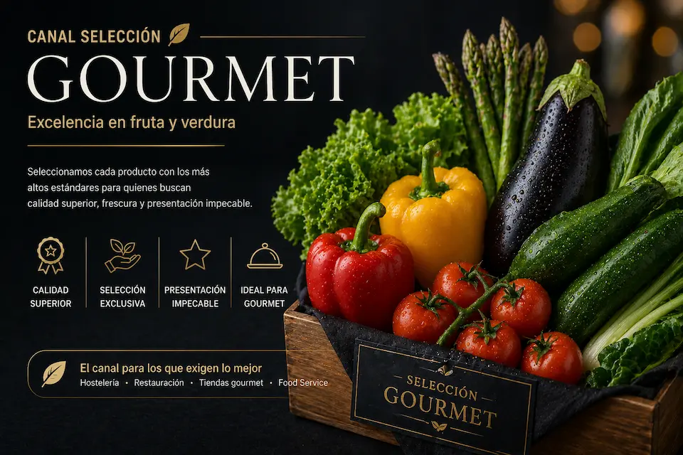 Seleccion gourmet de frutas y verduras Almeria