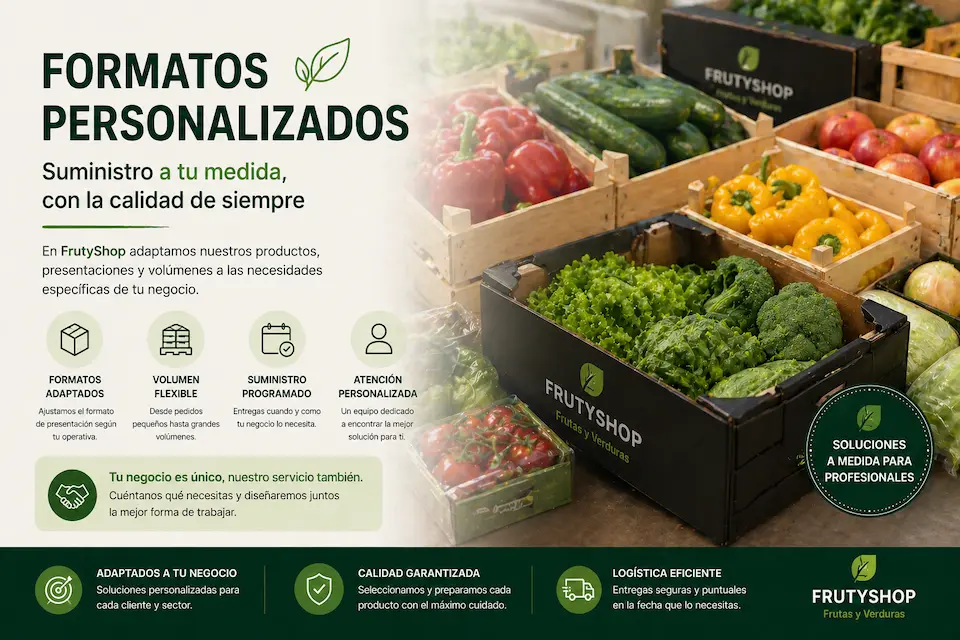 formato adaptado a la medida del negocio del cliente