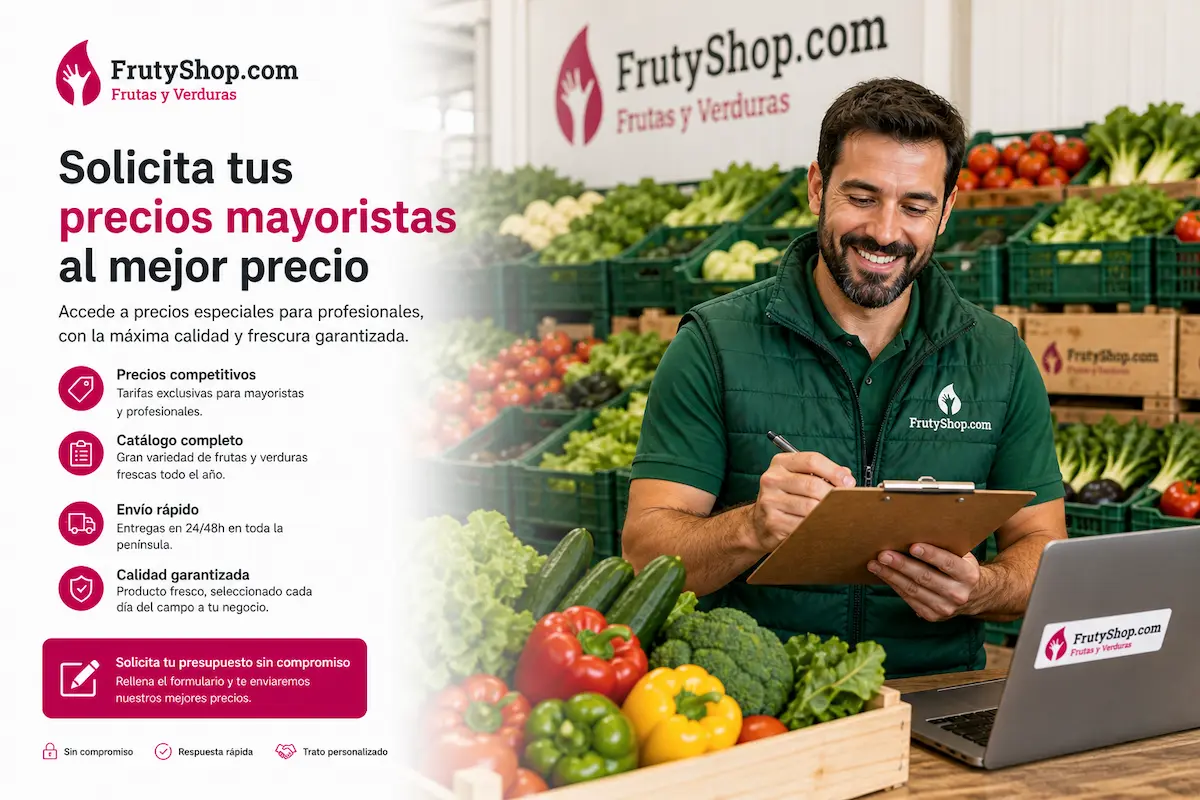 Solicita precios mayoristas frutas y verduras Almeria