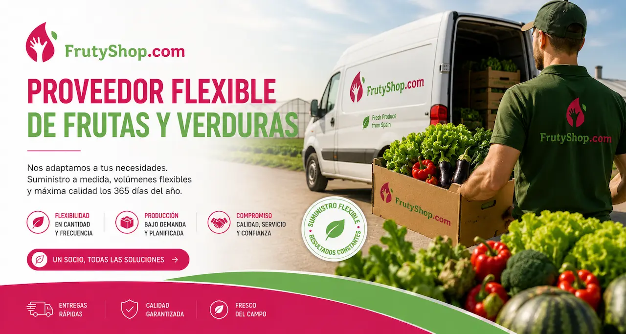 Proveedor Flexible para empresas de reparto de frutas y verduras